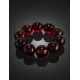 Cognac Amber Beaded Bracelet The Jupiter, image , picture 2