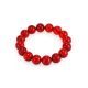 Bold Cherry Amber Beaded Bracelet, image , picture 3