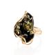 Handcrafted Amber Ring In Gold The Rialto, Ring Size: Adjustable, image , picture 3