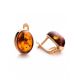 Lovely Amber Earrings In Gold-Plated Silver The Suite Collection, image , picture 3