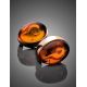 Lovely Amber Earrings In Gold-Plated Silver The Suite Collection, image , picture 2