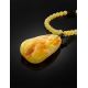 Multicolor Amber Pendant Necklace The Rhapsody, image , picture 2