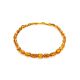 Cognac Amber Beaded Necklace, image , picture 3