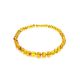 Lemon Amber Beaded Necklace, image , picture 3