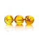 Lemon Amber Beaded Necklace, image , picture 4