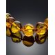 Lemon Amber Beaded Necklace, image , picture 2