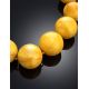 Vintage Style Amber Ball Beaded Necklace, image , picture 2