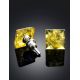 Lemon Amber Stud Earrings The Ovation, image , picture 2