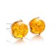 Lemon Amber Earrings In Sterling Silver The Flamenco, image , picture 3