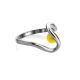 Sterling Silver Ring With Honey Amber The Leia, Ring Size: 11.5 / 21, image , picture 3