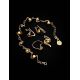 Gold-Plated Pendant With Honey Amber The Leia, image , picture 5