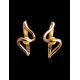 Honey Amber Earrings In Gold-Plated Silver The Leia, image , picture 3