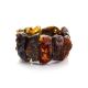 Natural Cognac Amber Bracelet The Volcano, image , picture 3