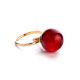 Adjustable Golden Ring With Amber The Paris, Ring Size: Adjustable, image , picture 3