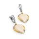 Drop Cut Mammoth Tusk Earrings In Gold-Plated Silver The Era, image , picture 3
