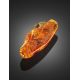 Natural Amber Stone With Fly Inclusion, image , picture 4