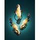 Elongated Mammoth Tusk Earrings In Gold-Plated Silver The Era, image , picture 4