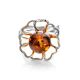 Bright Amber Ring In Sterling Silver The Daisy, Ring Size: Adjustable, image , picture 3