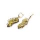 Handcrafted Amber Earrings In Gold The Rialto, image , picture 3