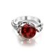 Эффектное кольцо из серебра и янтаря «Скорпион» 19, Ring Size: 6.5 / 17, image , picture 3