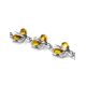 Amber Bracelet In Sterling Silver The Lily Of The Valley, image , picture 3