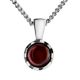 Sterling Silver Necklace With Cherry Amber, Length: 50, image , picture 3