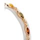 Amber Bracelet In Gold The Liana, image , picture 3