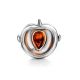 Sweet Cognac Amber Apple Ring In Sterling Silver The Confiture​, Ring Size: 8 / 18, image , picture 5