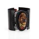 Black Leather Bracelet With Green Amber The Amazon, image , picture 5