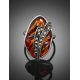 Amber Cocktail Ring With Marcasites The Colorado, image , picture 2