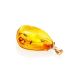 Amber Pendant In Gold With Inclusions The Clio, image , picture 6