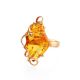 Handmade Golden Ring With Lemon Amber The Rialto, Ring Size: Adjustable, image , picture 3