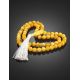 Muslim 66 Honey Amber Prayer Beads, image , picture 2