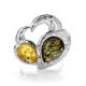Dazzling Amber Ring In Sterling Silver The Eagles, Ring Size: 9.5 / 19.5, image , picture 3