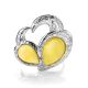 Honey Dazzling Amber Ring In Sterling Silver The Eagles, Ring Size: 9 / 19, image , picture 3