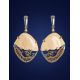 Voluptuous Mammoth Tusk Earrings In Gold-Plated Silver The Era, image , picture 2