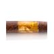Designer Acacia Wood Pen With Baltic Amber, image , picture 6