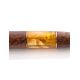 Designer Acacia Wood Pen With Baltic Amber, image , picture 6