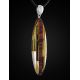 Wooden Pendant With Amber And Mammoth Tusk The Indonesia, image , picture 3