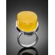 Voluptuous Silver Ring With Bright Honey Amber The Glow, Ring Size: 7 / 17.5, image , picture 6