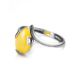 Honey Amber Ring In Sterling Silver The Twinkle, Ring Size: 12 / 21.5, image , picture 5