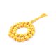 Vintage Style Honey Amber Islamic Prayer Beads With Tassel, image , picture 2
