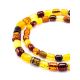 Multicolor Amber Barrel Beaded Necklace, image , picture 2