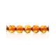 Faceted Cognac Amber Beaded Necklace The Prague, image , picture 4