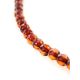 Faceted Cognac Amber Beaded Necklace The Prague, image , picture 2