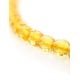 Faceted Lemon Amber Beaded Necklace The Prague, image , picture 2