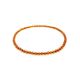 Faceted Cognac Amber Beaded Necklace The Prague, image , picture 3