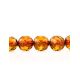 Faceted Cognac Amber Beaded Necklace The Prague, image , picture 5