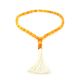 33 Mosaic Amber Muslim Prayer Beads With Tassel, image , picture 3