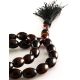 33 Black Amber Islamic Rosary With Tassel, image , picture 2